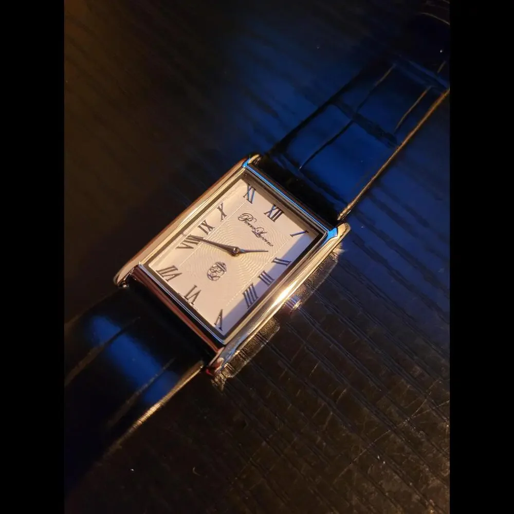 NEW Pierre Lucerne SQ Tank Quartz Men's Watch‎ GORGEOUS
